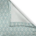 thumbnail image 3 of Ambesonne Eastern Kitchen Curtains, Sea Inspired Floral, 55"x39", Sky Blue White, 3 of 3