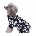thumbnail image 3 of Pet Halloween Cosplay Costume Skeleton 4 Legged Jumpsuit, 3 of 8