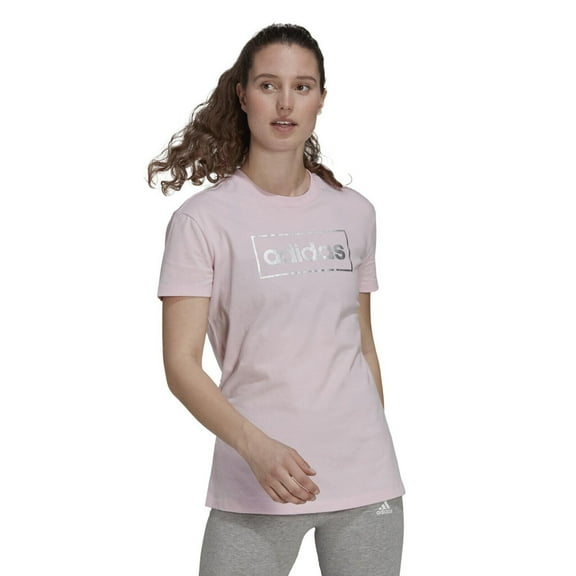 Adidas Foil Box Graphic Universal All Year Women's T-Shirt GS4151 Pink