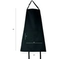 thumbnail image 3 of Kaufman -2 Pack Kitchen Aprons ,Cotton Adjustable Bib Apron with Two Front Pockets (Black), 3 of 5