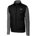 thumbnail image 2 of Men's Cutter & Buck  Black Philadelphia Eagles Gridiron Classics Big & Tall Stealth Hybrid Quilted Full-Zip Windbreaker, 2 of 3