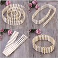 thumbnail image 2 of OUNONA 3pcs Miniature Landscape Fences Wood Beige Fence Display Decor For Micro Gardens, 2 of 8