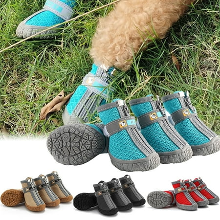 

Dog Shoes Non-Slip Soles Thick Plush Protection Paw Pet Shoes Warm Wear-Resistant Booties For Dog New