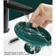 thumbnail image 5 of Green-leaf Jabonera De Cerámica con Drenaje, Jabonera Autodrenante En Forma De Hoja, Jabonera Fácil De Limpiar para Ducha, Baño, Cocina, Fregadero, Bañera, Joyería De Cerámica Bla, 5 of 5