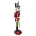 thumbnail image 4 of Northlight 52" Red and Green Lighted Nutcracker with Lantern Christmas Decoration, 4 of 5