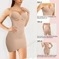 thumbnail image 4 of COMFREE Shapewear Full Slips Dress for Women Bra Slips Under Dresses Tummy Control Shapewear Dress Seamless Body Shaper, 4 of 8