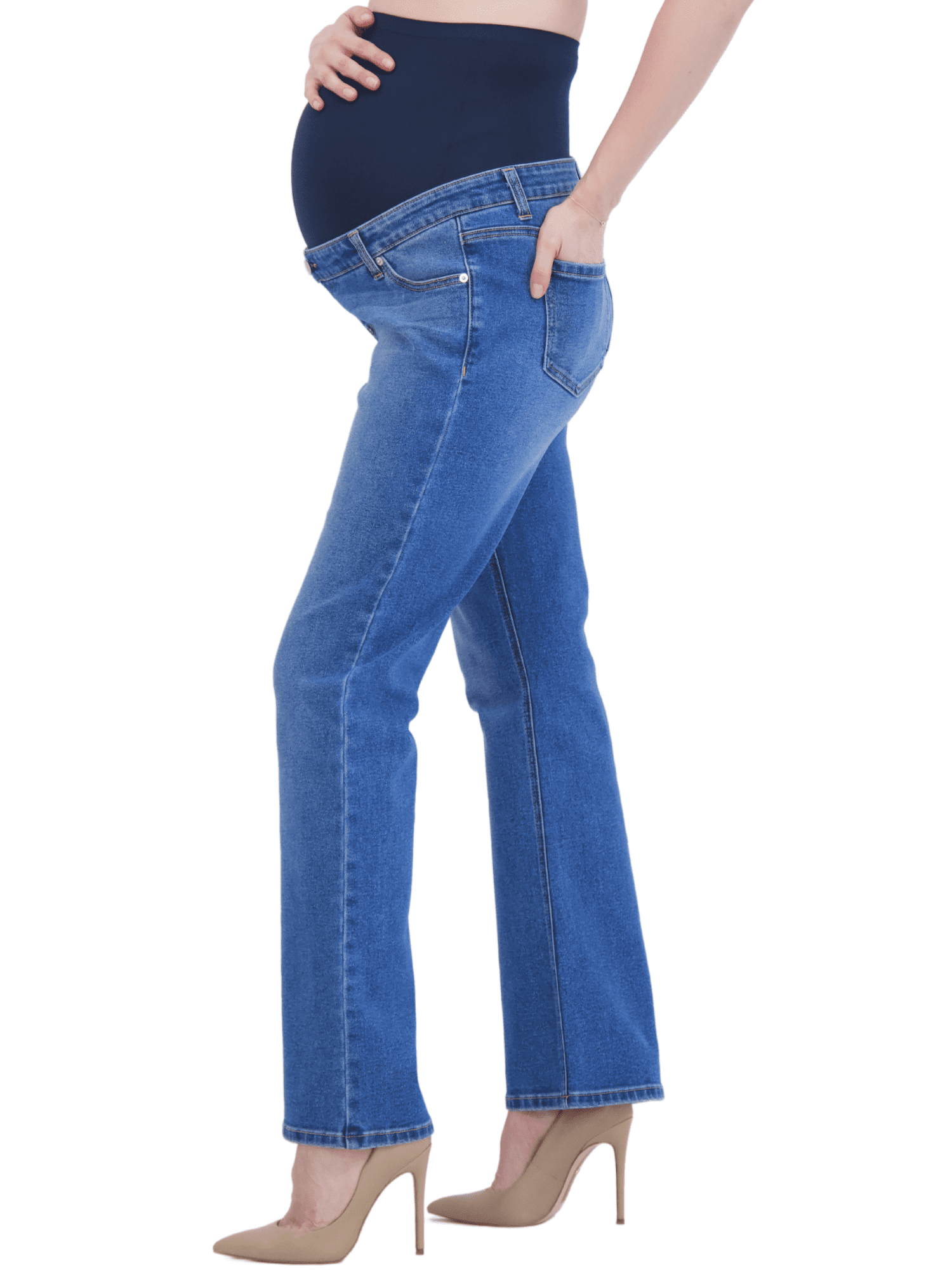 Time and Tru Maternity Bootcut Jean, Sizes S-XXL