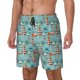 thumbnail image 1 of Fotbe Sea Lighthouse Traje de Baño para Hombre – Shorts de Natación de Secado Rápido con Forro y Bolsillos-Small, 1 of 6