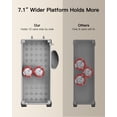 thumbnail image 4 of Organizadores de baño Storage Cart Pipishell Slim de 3 niveles, color gris, 4 of 7