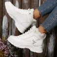 thumbnail image 6 of Women's Boots Cozy Mid Cut Casual Warmth Increasing Height Footwear for Cold Weather Outdoor Activities, 6 of 9