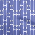 thumbnail image 1 of oneOone Cotton Flex Medium Blue Fabric Geometric Sewing Craft Projects Fabric Prints By Yard 40 Inch Wide, 1 of 4