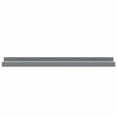 thumbnail image 2 of vidaXL Picture Frame Ledge Shelves 2 pcs Grey 60x9x3 cm MDF, 2 of 5