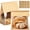 A#382, variant on Extra Large Paper Bread Bags with Window and Tin Tab Lock, 50 Pack Resealable Loaf Bags for Homemade Bread, Sourdough, Pastries and Baked Goods