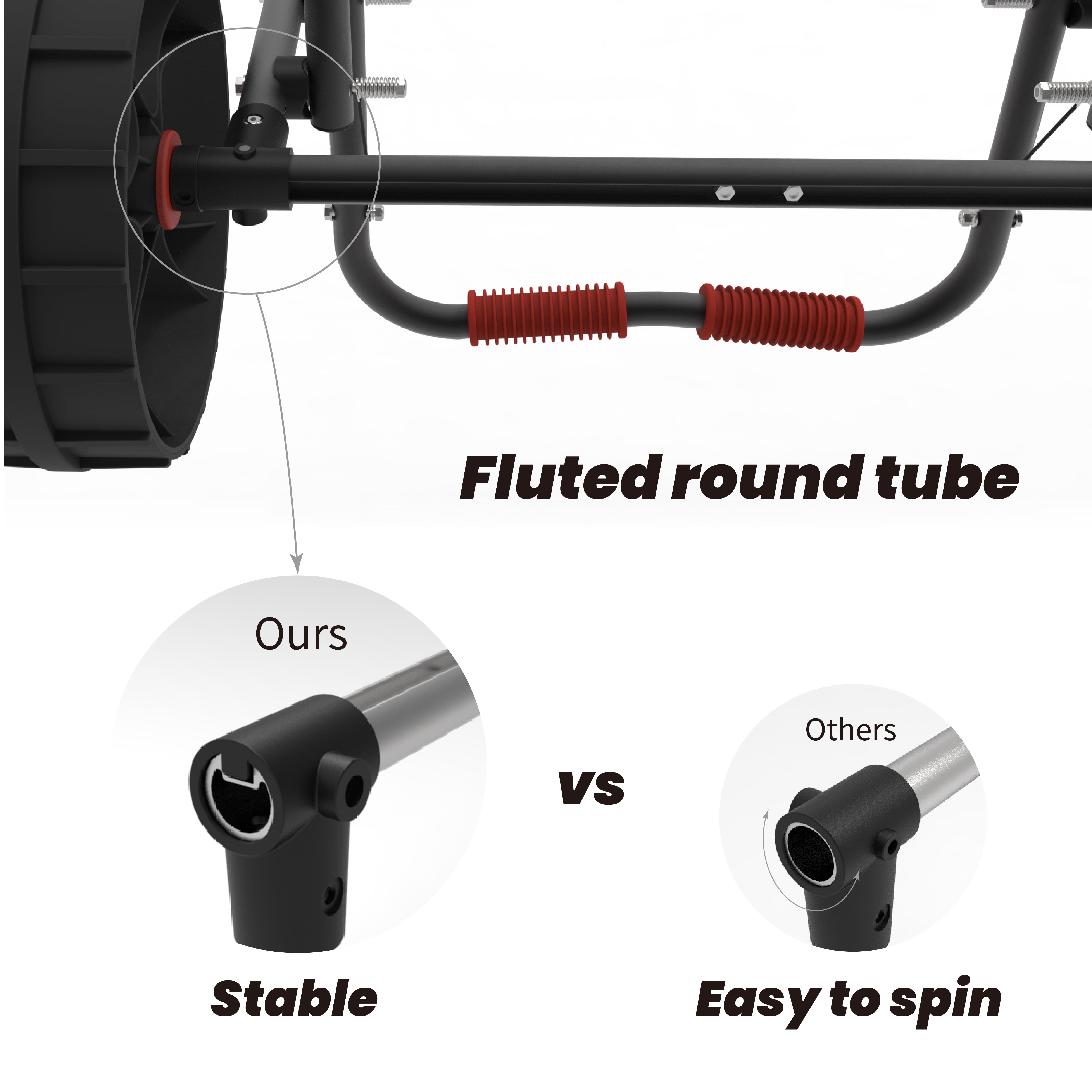 FDB Universal Folding Bend Kayak Canoe Boat Carrier Dolly Trailer with Cart Wheel and Strap