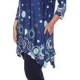 thumbnail image 3 of White Mark Tunique pour Femmes à Manches 3/4 en Jersey, 3 of 5