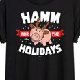thumbnail image 3 of Toy Story - Hamm For The Holidays - Women's Oversized T-Shirt, 3 of 5