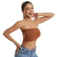 thumbnail image 5 of Women Underwire Lightly Lined Multiway Plus Size Full Coverage Bandeau Bra for Big Busted, 5 of 7