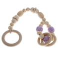 thumbnail image 4 of Seguridad Para Anillos De Hechos Granos De Silicona Jugar Gimnasio Cochecito Mordedor Juguete Macarena Juguete mordedor de anillos de madera, 4 of 8