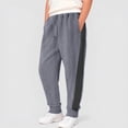 thumbnail image 4 of 10-12 Years Boys Pants Casual Trousers Boy Fleece Trousers Casual Pants Cargo Jogger Pants with Pockets Light Gray Pants, 4 of 7