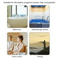 thumbnail image 4 of Folding Shower , Rustproof Anti Slip Bath Bench  for Bathroom, 4 of 7