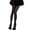 Black, variant on Stretchable Wide Striped Tights High Elasticity Nylon Fabric Sheer Pantyhose