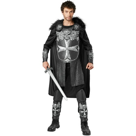 Skull Skeleton Medieval Knight Costume size large