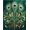 Green Gold, Pattern 6, variant on ODIKA Bathroom Ornamental Vintage Watercolor Plume Scrolls Classical for Playroom, Bedroom, Reading Nook, Pet Friendly & Kids Safe Play