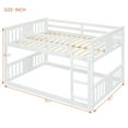 thumbnail image 3 of [Luckynote]Full Over Full Bunk Bed with Ladder, White, 3 of 10