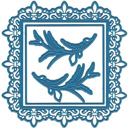 Joy! Crafts Cut & Emboss Die -Lily & Frame, 4"X4"