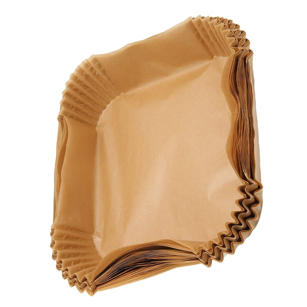 Revestimientos de papel desechables, 100 piezas Revestimientos de papel desechables para freidora Revestimientos de papel Rendimiento de alta gama