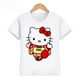 thumbnail image 5 of Hello Kitty-ropa para niños, novedad de verano, pantalón corto informal para niñas, camisetas de manga corta, camisas bonitas de dibujos animados para bebés, Camiseta deportiva cómoda, 5 of 5