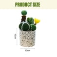 thumbnail image 2 of Flor falsa planta tropical cactus bonsai planta decorativa creativa flor falsa planta verde, 2 of 5