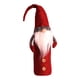 thumbnail image 1 of Bewildely Funda para botella de vino de Navidad, felpa larga, Rudolf, manga a prueba de polvo, telas no tejidas, sombrero de piezas, fundas Kits de decoración para fiestas Rojo, 1 of 6
