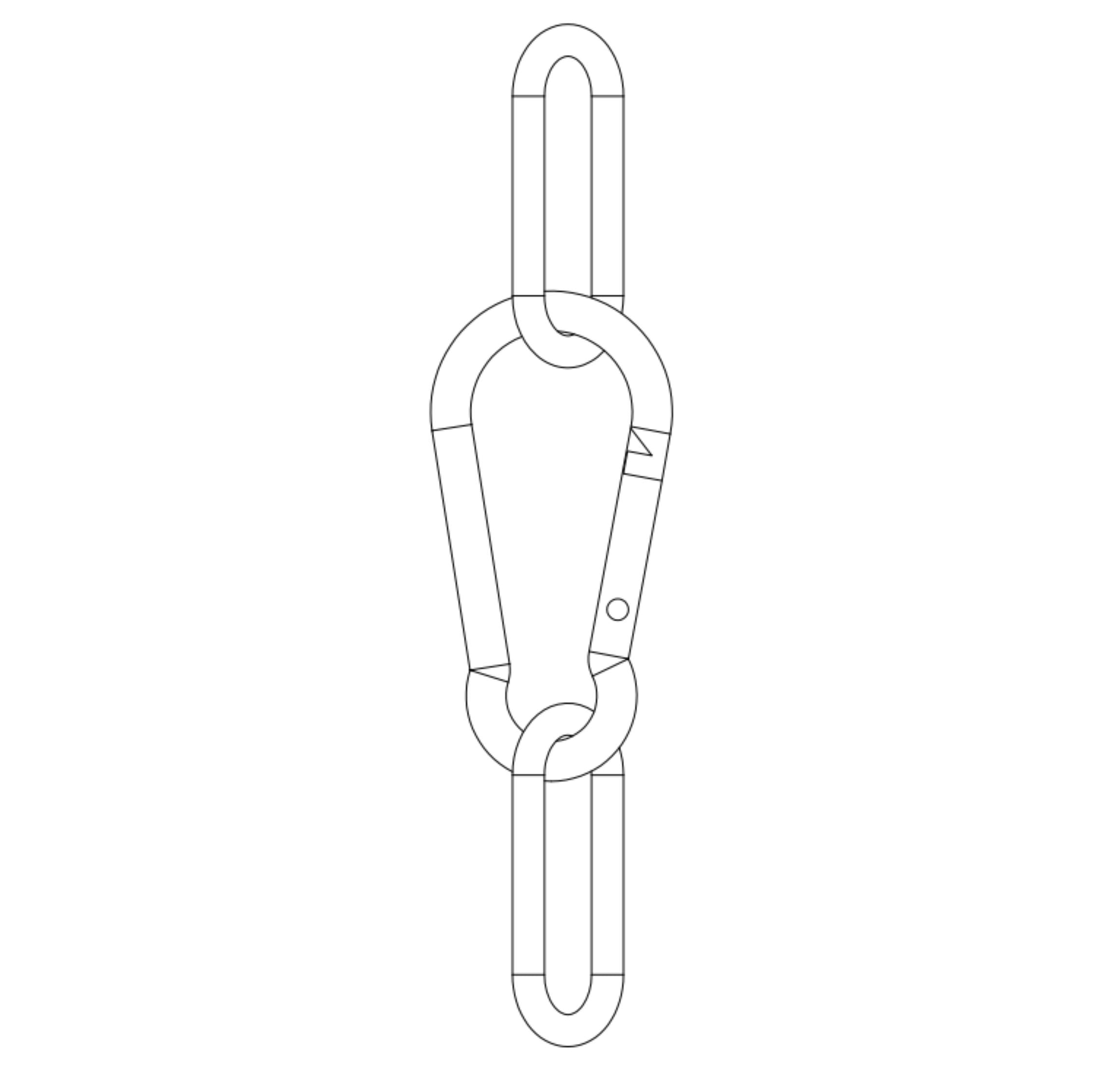 HT 4PK 3" CAMO SPRING LINK