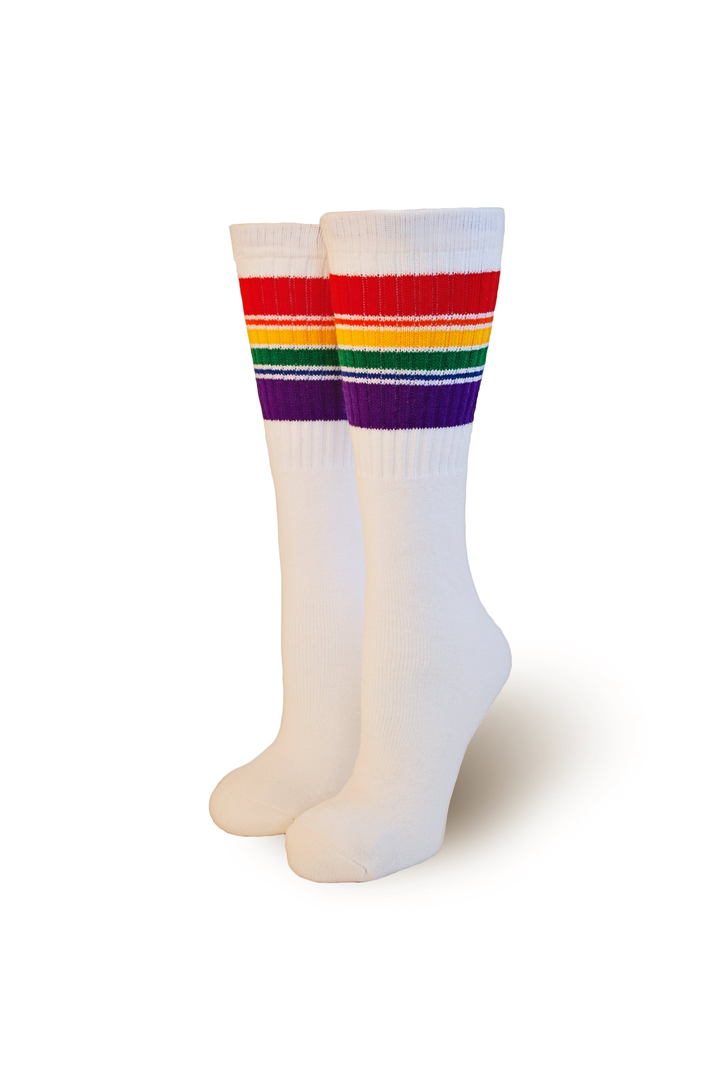 Pride Socks Baby Rainbow Striped Tube Socks- Retro T6-10 - Walmart.com