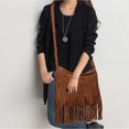 thumbnail image 4 of gcong Stylish Woven Fringe Messenger Crossbody Bag for Daily Casual Wear and Travel Use, 4 of 7