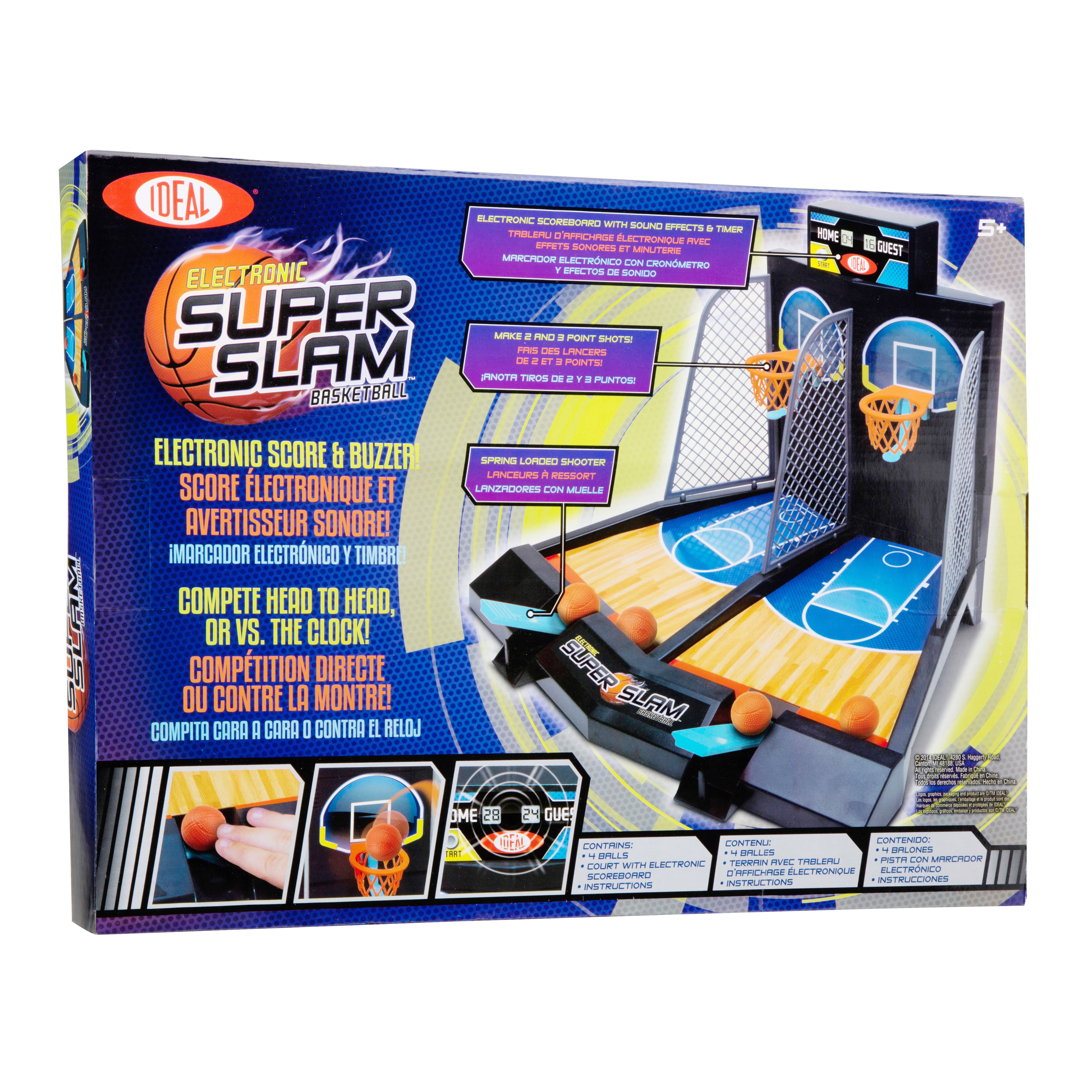 Ideal Electronic Super Slam Basketball Tabletop Game Walmart Com