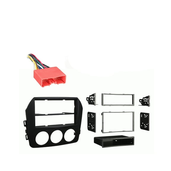 Fits Mazda Miata MX-5 09-14 Multi DIN Stereo Harness Radio Install Dash Kit