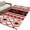 White, variant on Entryway Rug 2'x3', Red Orange Southwest Small Rug for Kitchen Bathroom Door Mat Indoor Entrance, Aztec Boho Ethnic Geometric Art Non-Slip Area Rugs Floor Mats Carpet Front Door Rugs