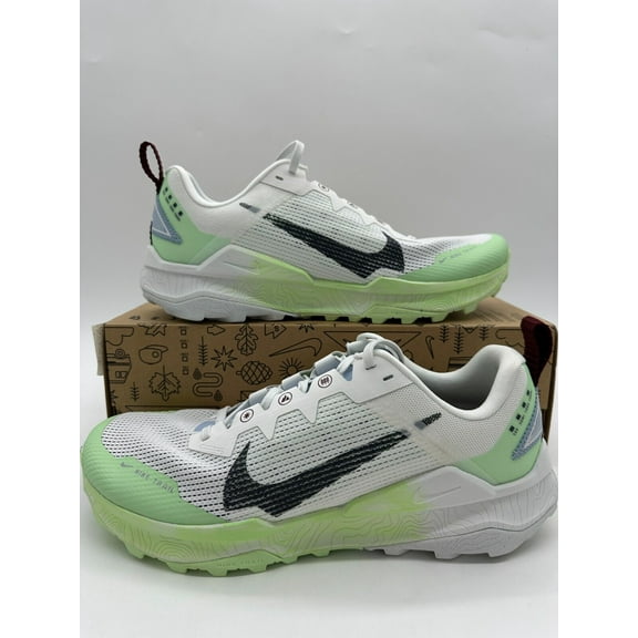 Nike Wildhorse 8 Women's Size 5 Trail Running White Green Shoes DR2689 103
