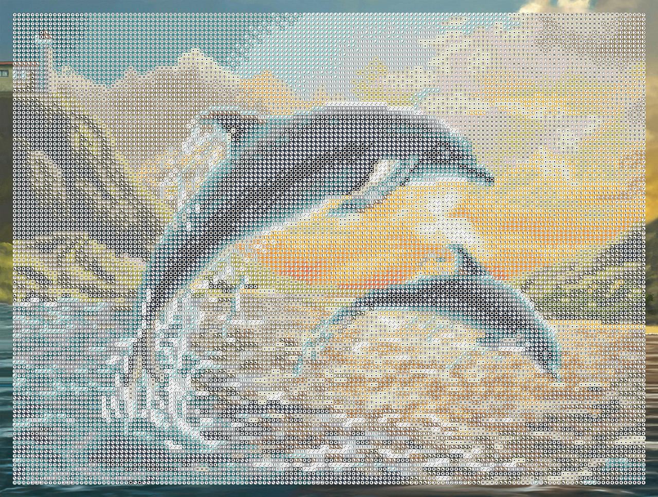 ドーンオブザドルフィン DIAMOND DOTZ® Dolphin Sunset Special Edition Diamond