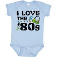 thumbnail image 3 of Inktastic I Love the '80s-musical Notes Boys or Girls Baby Bodysuit, 3 of 5
