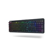 FNATIC Streak - LED Backlit Full RGB Mechanical Gaming Keyboard - Cherry MX Red Switches - Ergonomic Wrist Rest - Premium Pro Esports Gaming Design