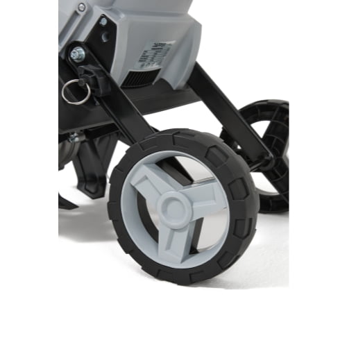 Dapper Supply 14″ Electric Tiller Cultivator, 10‑Amp Corded Garden Rototiller with 4 Steel Tines, Adjustable Depth Wheels, Foldable Handle, Lightweight Portable Soil Cultivator for Gardening