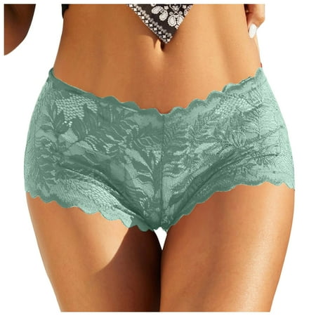 GHSOHS Womens Underwear Panty Cotton Panty for Women Mesh Panties Women s Lace Boyshort Sexy Floral Panties Low Rise Underwear Ladies Comfortable Underpants Female Lingerie Hipster Panty Briefs N M
