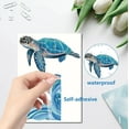 thumbnail image 3 of 8 Styles Ocean Wall Stickers Turtle Sharks Stickers Window Stickers Decals PVC Waterproof Self Adhesive Wall Cling Peel and Stick for Home Decoration Bedroom Living Room Kitchen Showcase, 3 of 9