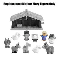 Replacement Part for Fisher-Price Little People Christmas Nativity Playset - HPP89 ~ Replacement Mother Mary Figure