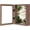 Brown, variant on 8x10 Shadow Box Picture Frame - 2.16" Interior Deep Wood & Glass Display Case Ready to Hang Memory Box Baby Sports Memorabilia, Wedding, Tickets, and Photos, Black