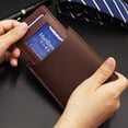 thumbnail image 5 of Simple Coin Bag Money Bag Multifunction Credit Card Case Cash Clip Male Iron Edg Gift Men Wallet Credit Card Holder Short Purse Coin Purse DARK KHAKI, 5 of 8