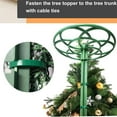 thumbnail image 2 of Christmas Tree Topper Holders, Christmas Tree Topper Stabilizer, Easy Installation Holiday Tree Topper Support with Hook-and-Loop Fasteners and Nylon Zip Ties, Stable Flat Base Design, 2 of 5